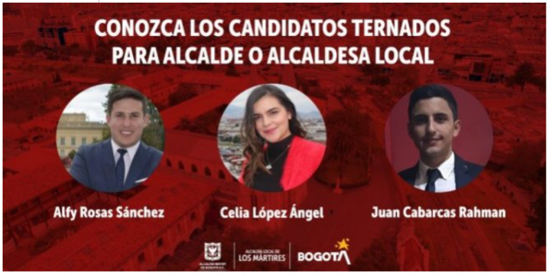 Conozca la nueva terna de la que saldrá la próxima alcaldesa o alcalde de Los Mártires Conozca la nueva terna de la que saldrá la próxima alcaldesa o alcalde de Los Mártires