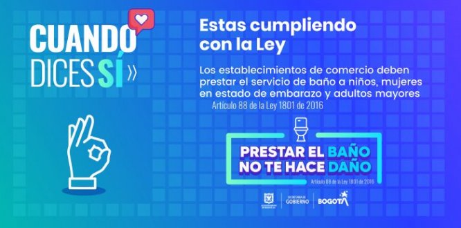 Los establecimientos públicos tienen la obligación de prestar el baño Los establecimientos públicos tienen la obligación de prestar el baño