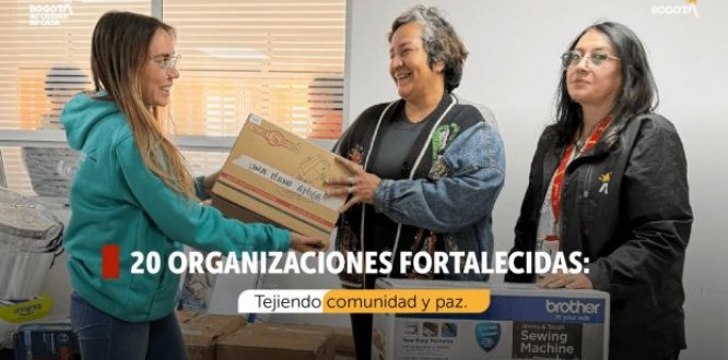 Los Mártires fortalece a 20 organizaciones que construyen paz