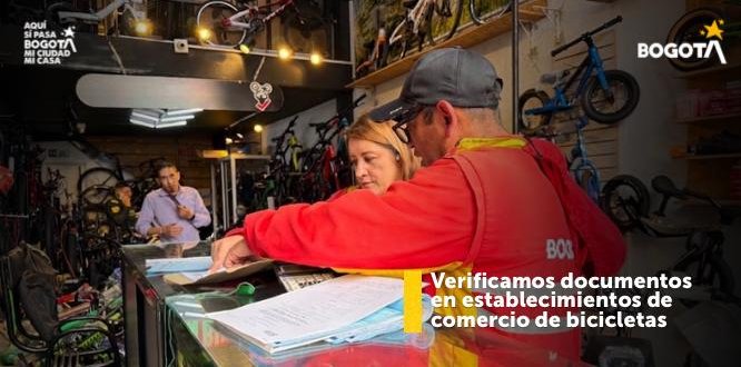 Control a comercio de bicicletas Control a comercio de bicicletas