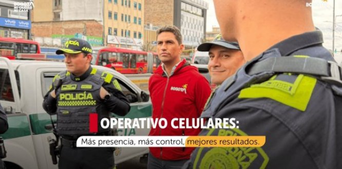Operativo en Los Mártires: una captura, 80 IMEI verificados