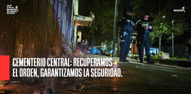 Operativo de Recuperación de Espacio Público en Cementerio Central Operativo de Recuperación de Espacio Público en Cementerio Central
