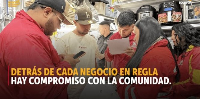 Autoridades verificaron 10 establecimientos comerciales en Los Mártires