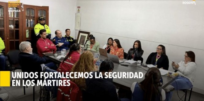 Trabajo conjunto fortalece la convivencia y seguridad en Los Mártires