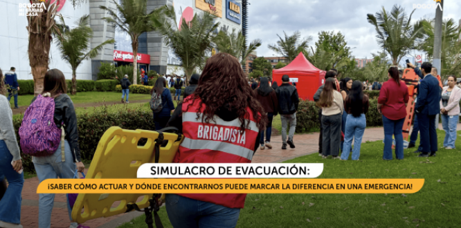 Simulacro de evacuación Los Mártires
