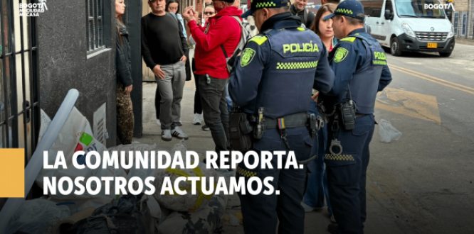 Los Mártires actúa contra residuos y escombros para mejorar el espacio público