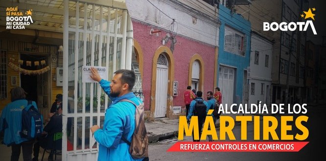 Jornada de Inspección Vigilancia y Control en el barrio Eduardo Santos - Localidad de los Mártires