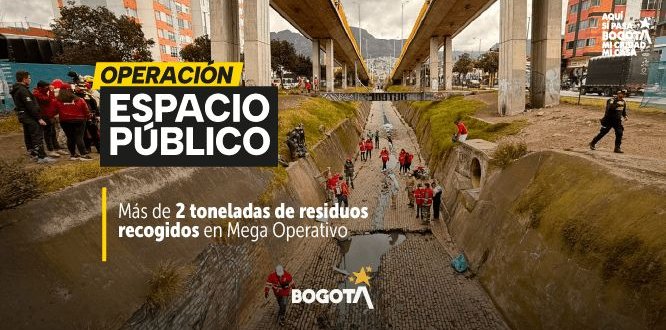 Mega Operativo en el canal Comuneros - Localidad de Los Mártires