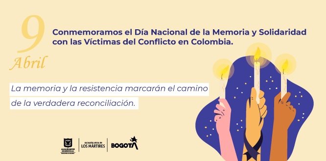 Hoy conmemoramos el Día Nacional de la Memoria y la Solidaridad con las Víctimas del Conflicto en Colombia Hoy conmemoramos el Día Nacional de la Memoria y la Solidaridad con las Víctimas del Conflicto en Colombia