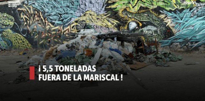 Los Mártires fortalece recuperación del espacio público